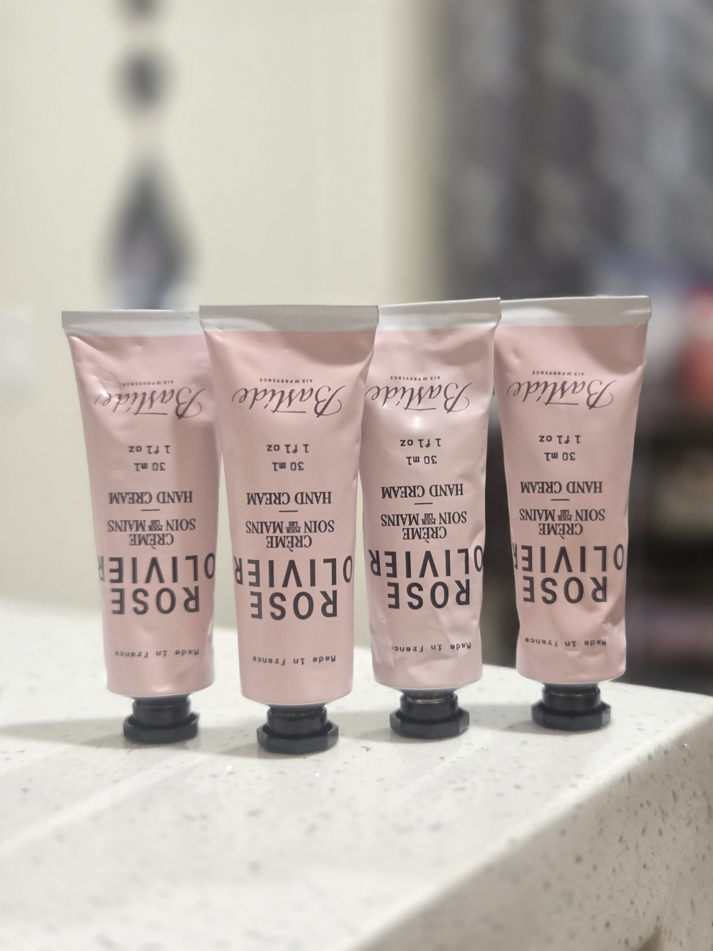 BASTIDE ROSE OLIVIER Hand Cream - Pink Nourishing Hand Cream (Set of 4)